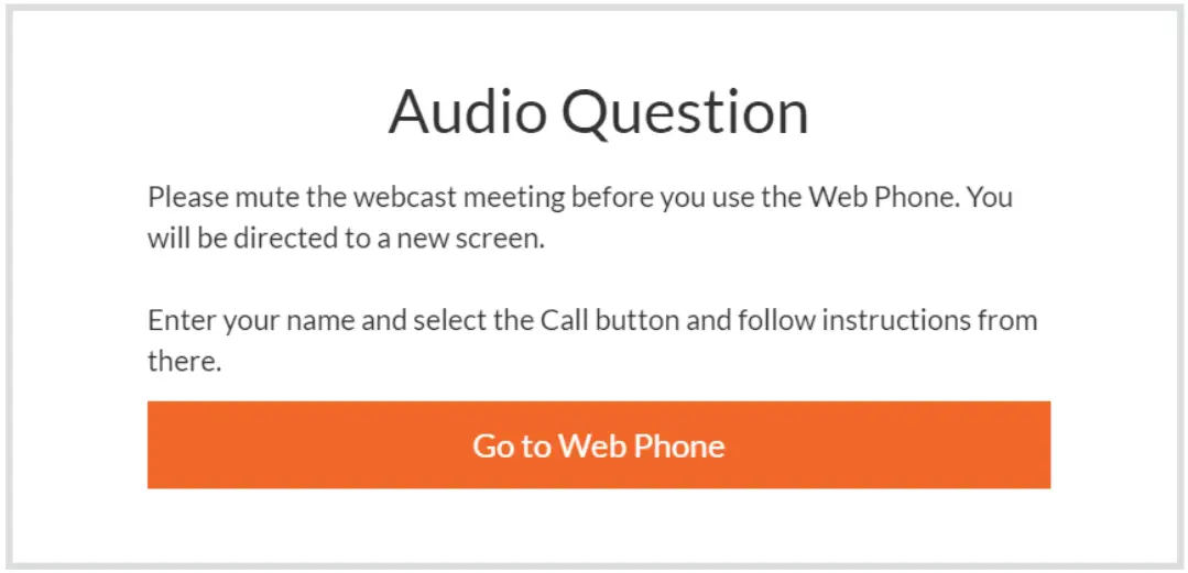 How to ask an audio question