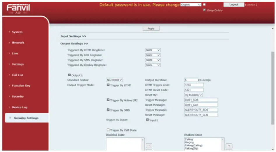 Security Function