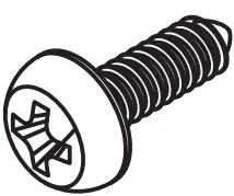 Screw for base or for L-Bracket