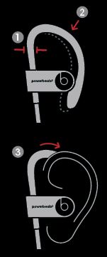 SECURE-FIT EARHOOKS FOR STABILITY
