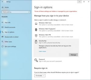 Security key management Image