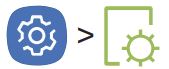 Settings to Display to Easy mode