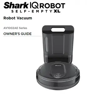 Shark IQ Robot AV1002AE Series Robot Vacuum User Manual