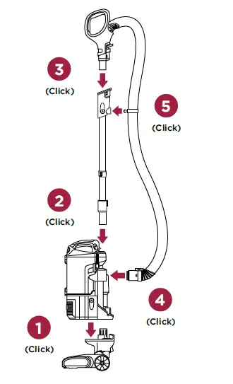 Assemble vacuum