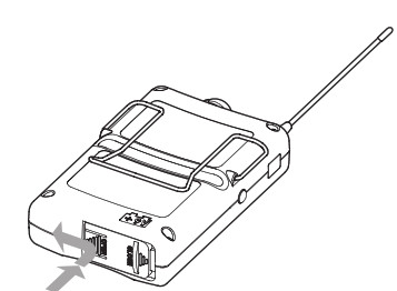 Shure PSM200 Personal Monitor - Battery Installation 1