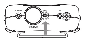 Shure PSM200 Personal Monitor - LIM LED