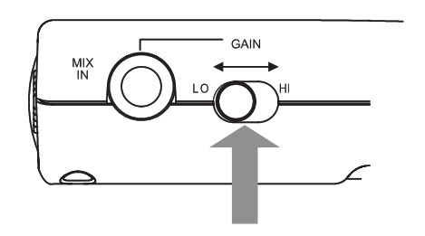 Shure PSM200 Personal Monitor - MIX IN Jack