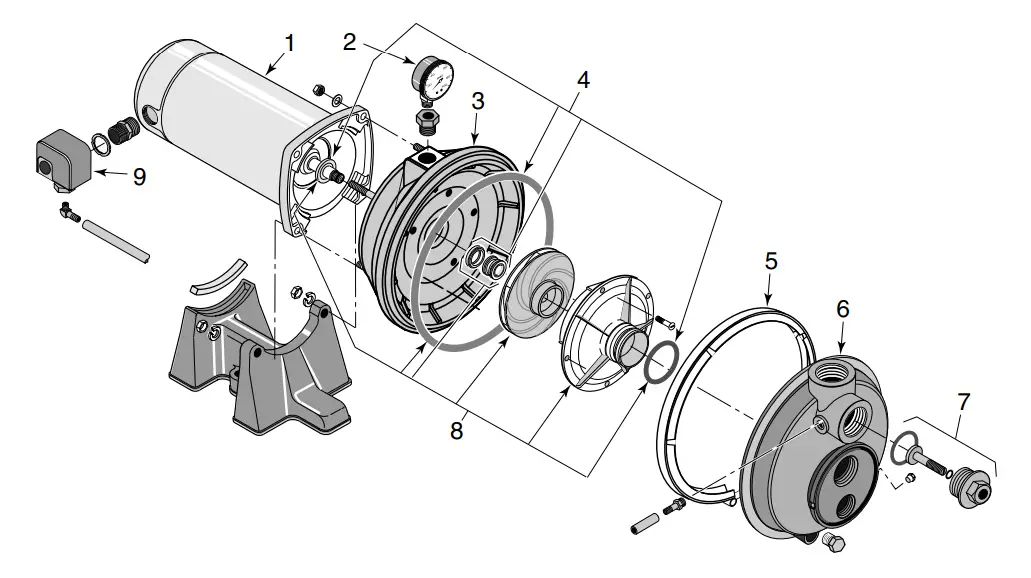 Simer 3305P Convertible Deep Well Jet Pumps - fig 19
