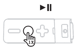 PLAY/PAUSE: