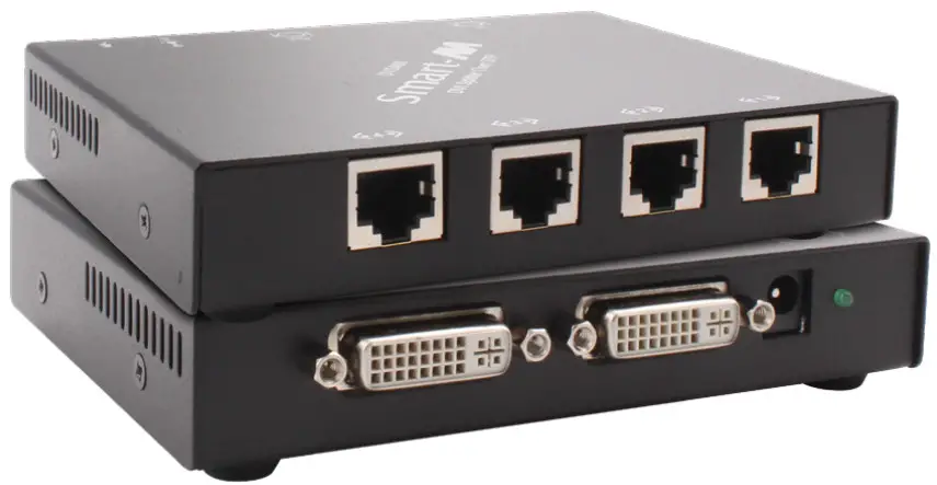 Smart-AVI DVS-400 4 Port DVI-D CAT6 STP Extender