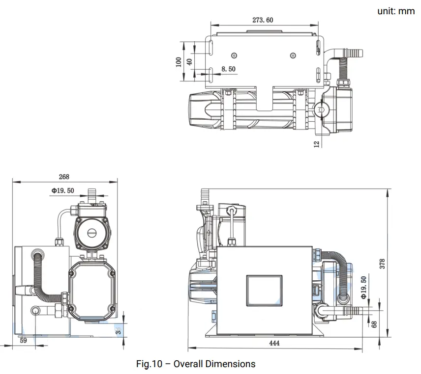 SmartGen HWP120 Engine Heater - CONNECTIONS1