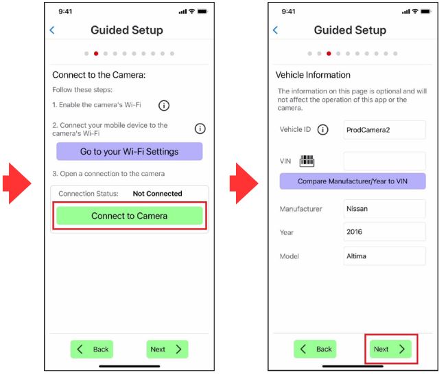 14. On your Wi-Fi settings, select the connection beginning with “AP1.” The password is the last
8 digits of the camera’s IMEI number, found either on the camera or the box label.