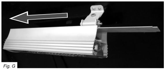 Solaira Cosy Weatherproof Infrared Heaters - Gently slide the heater body