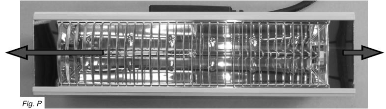 Solaira Cosy Weatherproof Infrared Heaters - Turn the heater body over and slide the side reflectors out