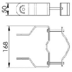 Solera RP SAL 8W XXX SF GY G2 All In One LED Solar Area Light - Round - Hoop