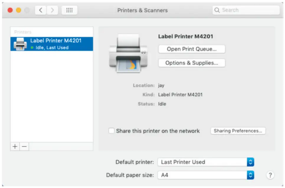 SoonMark M4201 Thermal Label Printer Driver - FIGURE 17