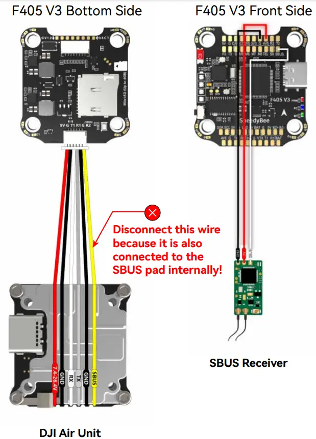 SpeedyBee F405 V3 BLS 50A 30x30 Stack - Bottom Side