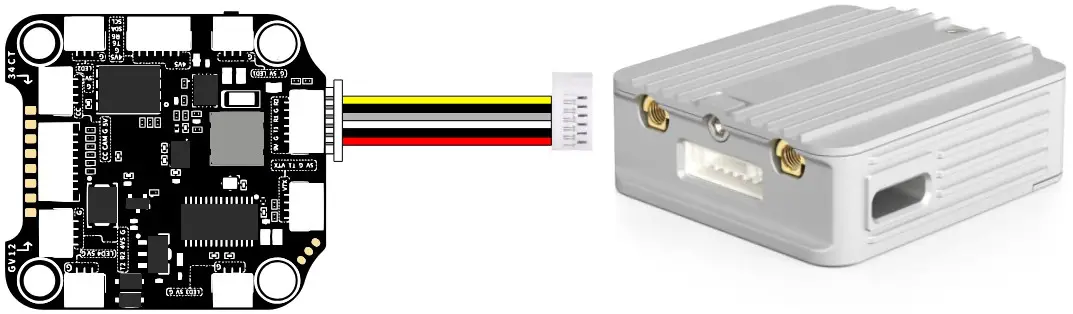 SpeedyBee F7 V3 BL32 50A 30x30 Stack - Cable Connection