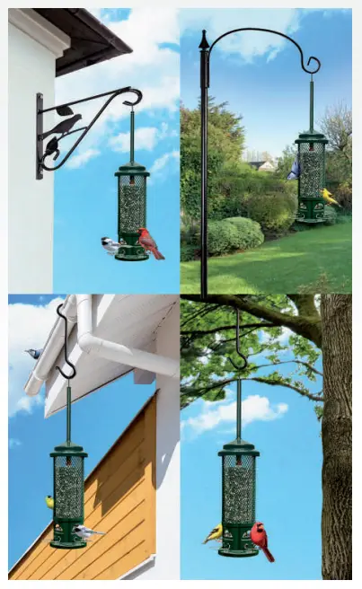 Squirrel Buster IMP-LEGACY-DEPLIANT2019 Legacy Squirrel Proof Bird Feeder - WHERE TO LOCATE YOUR FEEDER