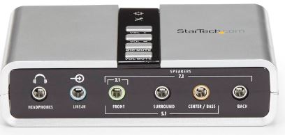 StarTech -ICUSBAUDIO7D -7.1- Channel- USB -External -Sound- Card- product