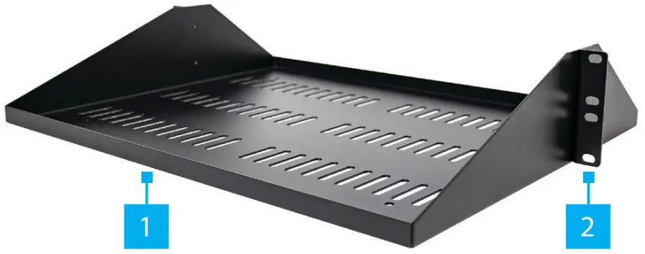 StarTech com SHELF-2U-14 2U Server Rack Shelf