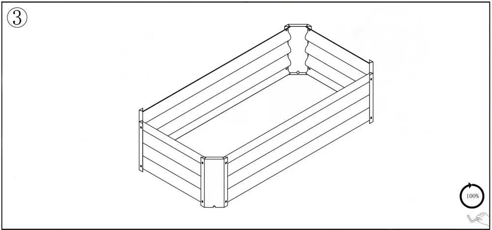 Sungrd HW-905A Outdoor Raised Garden Bed - fig 2
