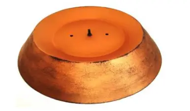 Sunnydaze DECOR NB-FFP30-Copper Copper Firebowl Fire Pit with Handles - Figure 1