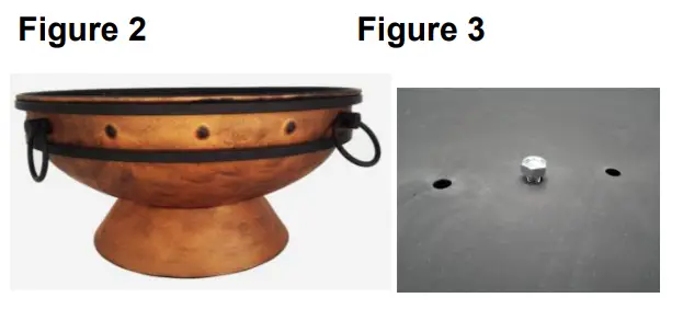 Sunnydaze DECOR NB-FFP30-Copper Copper Firebowl Fire Pit with Handles - Figure 2