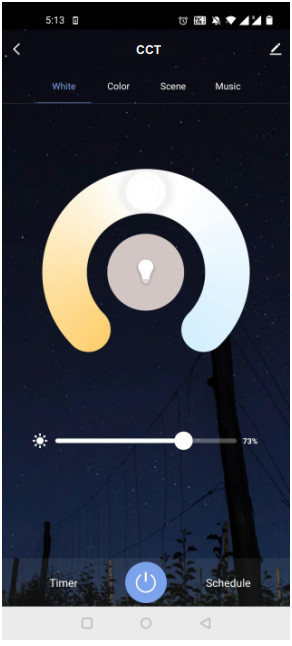 SuperLightingLED DA M WT 6 In 1 Tuya APP Cloud Control Wireless Remote Control - Tuya APP interface 2