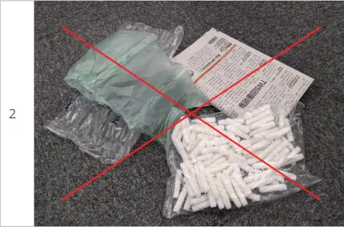 Packaging and shipping instructions