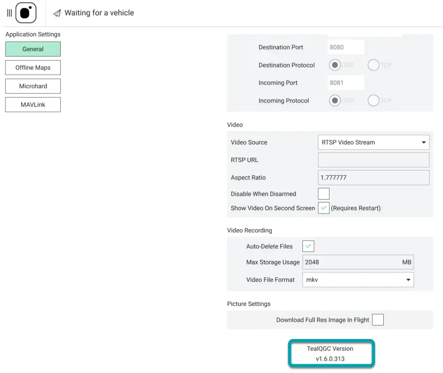 TEAL 2TAC Updating System Software and Firmware - vehicle