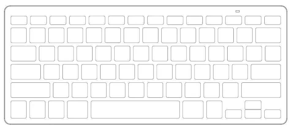 TECKNET X315 Ultra Slim Wireless Mini Keyboard