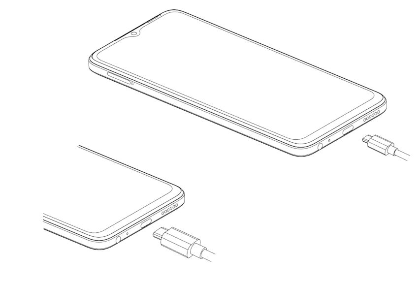 TECNO SPARK 10C Smartphone - Charging the phone