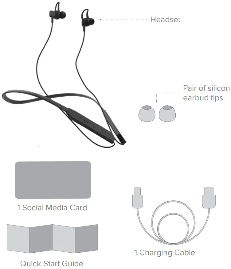 TEMPT 52 Rush Bluetooth Neckband - BOX