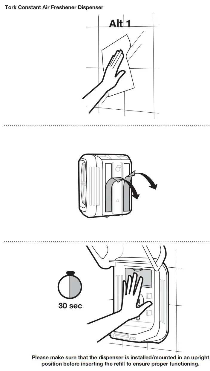 TORK A3 Constant Air Freshener Dispenser - Fig 1