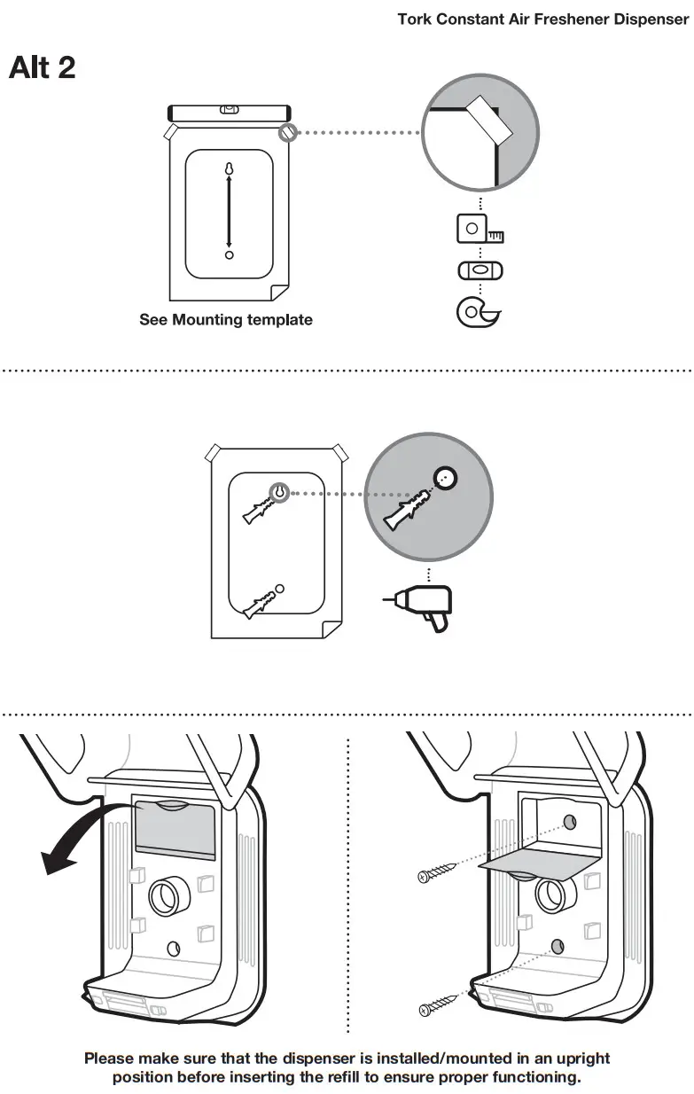 TORK A3 Constant Air Freshener Dispenser - Fig 2