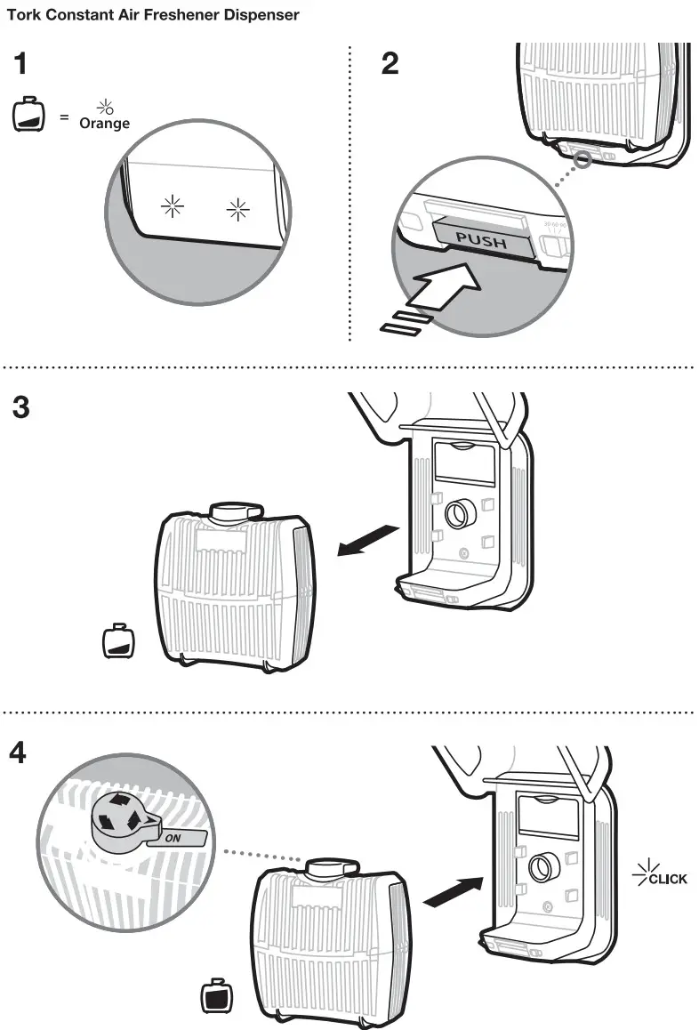 TORK A3 Constant Air Freshener Dispenser - Fig 5