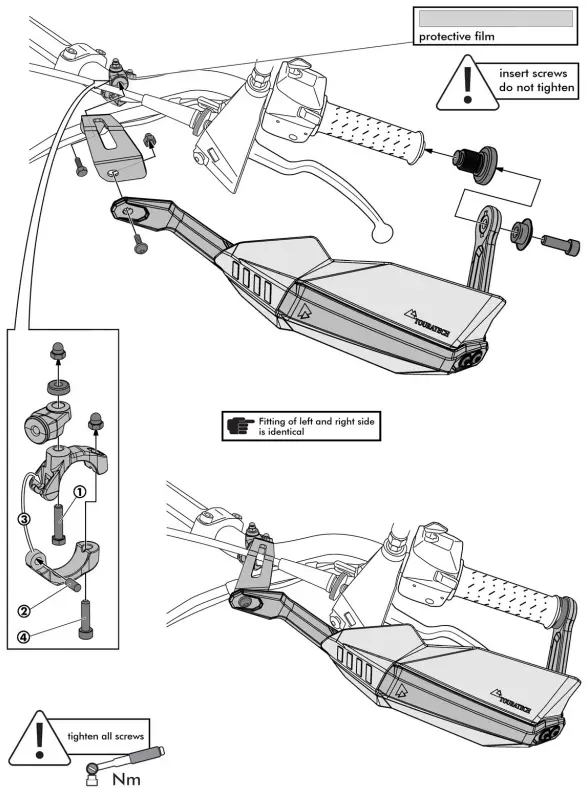 TOURATECH 01-415-5651-0 Hand Protectors - fig 2