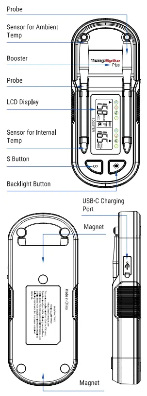 TP972 Twin TempSpike Plus Truly Wireless Cooking Thermomoter - Features