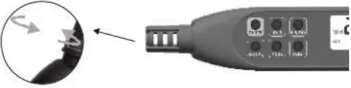 TRIPLETT RHT02 NIST Hygro Thermometer Pen - Operation