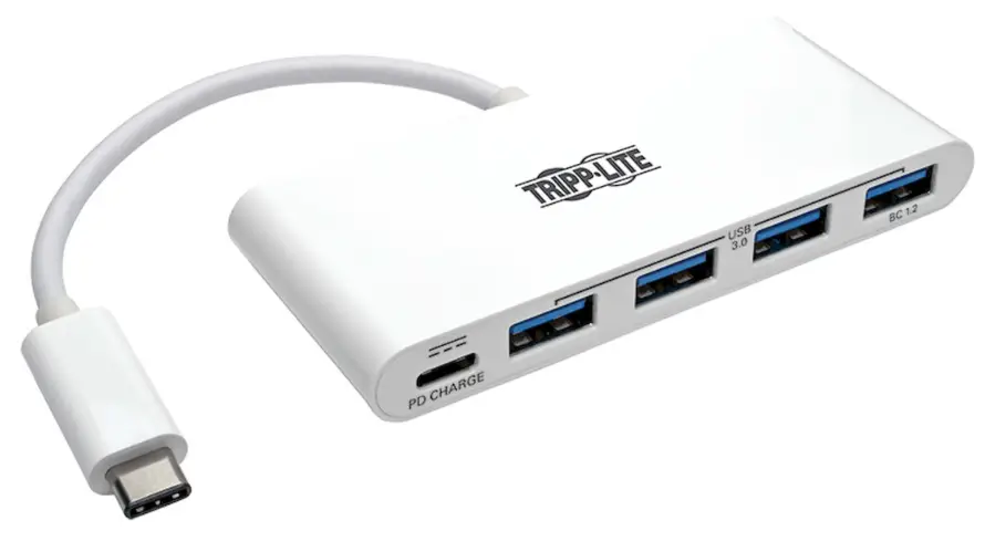 TRIPP-LITE-U460-004-4A-C-USB-3-2-Gen-1-USB-C-to-USB-A-Hub-with-Charging-product