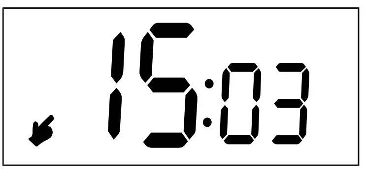 Operating hours display