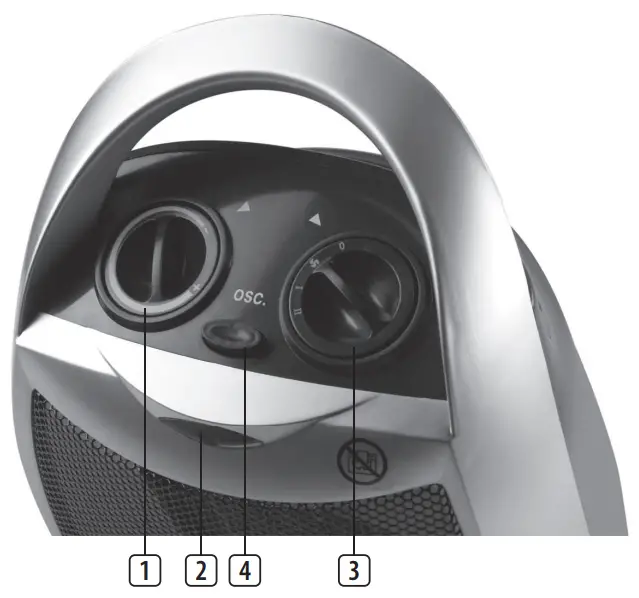 TRiSTAR KA-5038 Electric Heater - PARTS DESCRIPTION