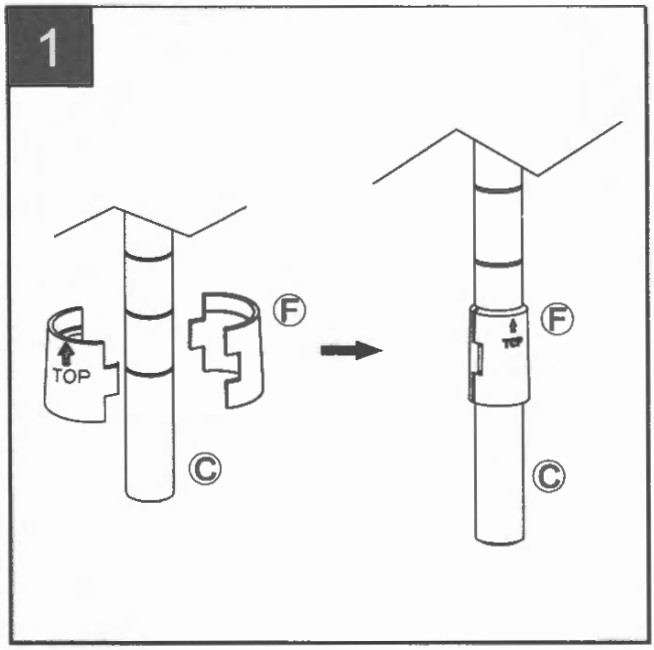 TURING EVC5FD Cloud Dome Camera Installation - Parts list 3
