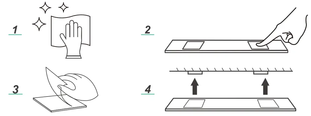 Tailcas B0CF1YGPR7 Under Cabinet Kitchen Lights - installation