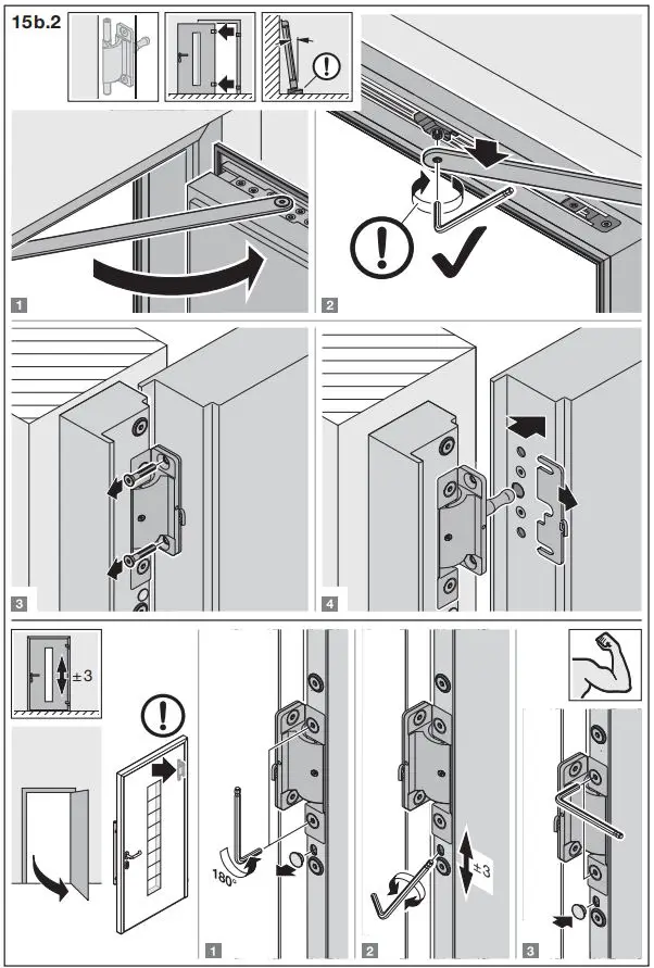 Template BA B168xH238 Aluminium Entrance Door User Manual - How to use