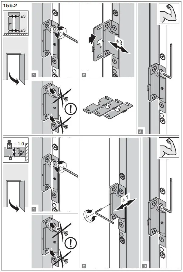 Template BA B168xH238 Aluminium Entrance Door User Manual - How to use
