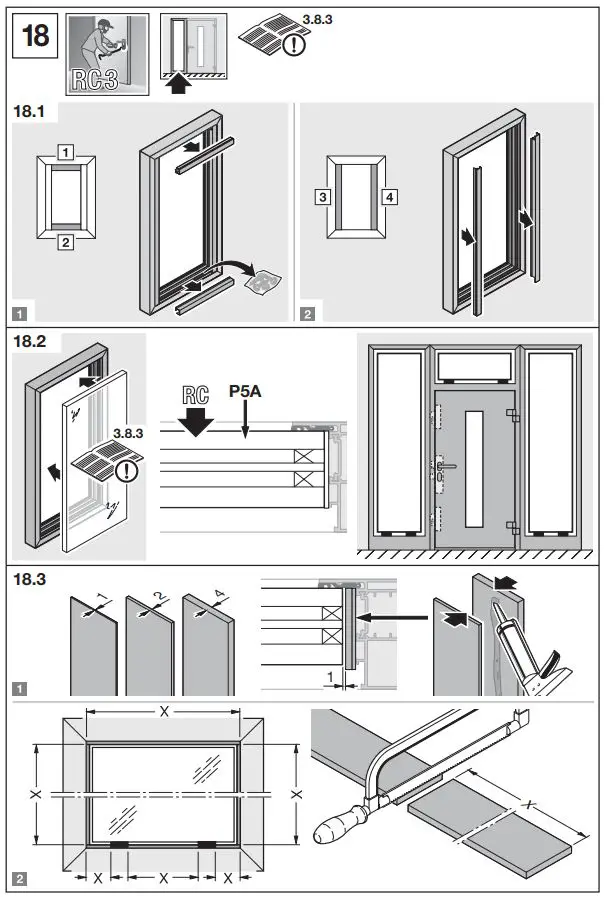 Template BA B168xH238 Aluminium Entrance Door User Manual - How to use