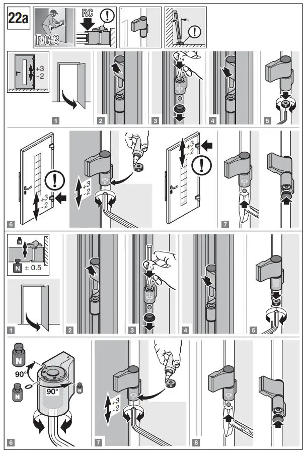 Template BA B168xH238 Aluminium Entrance Door User Manual - How to use
