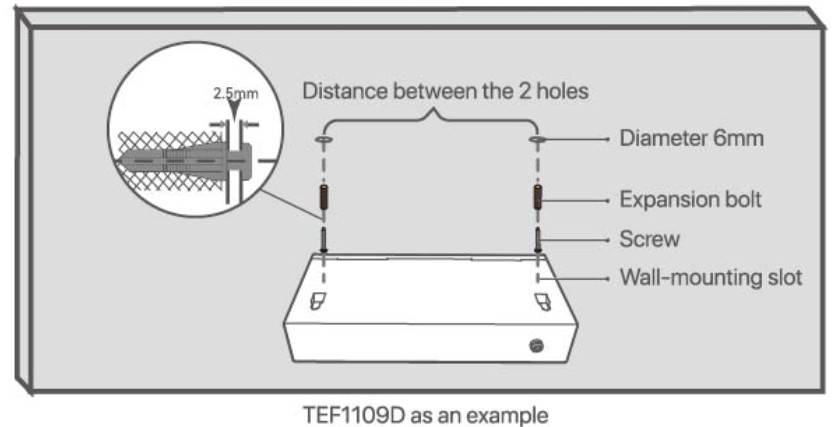 Tenda TEG1005D 16 Port Gigabit Ethernet Switch - Diameter